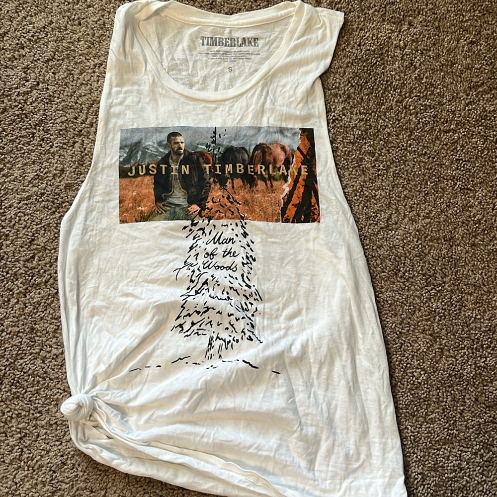 Justin Timberlake tour tank top size small